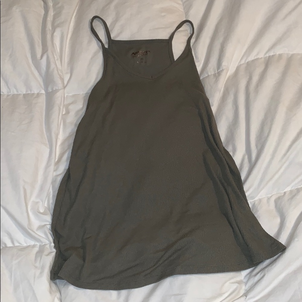 army green tank top